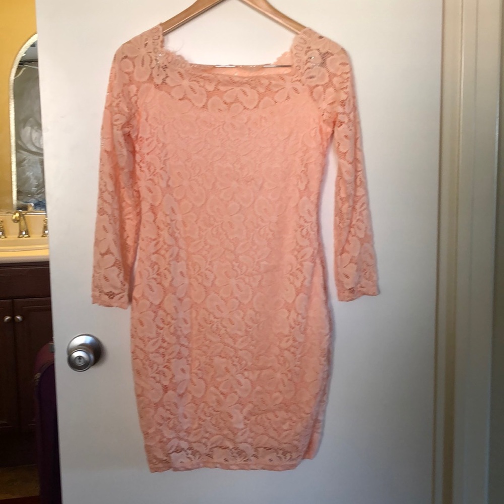 Lease pink longsleeve dress